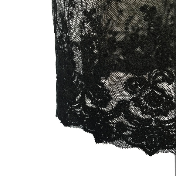 Urban Mango Black Cami Dress with Lace - Picture 5 of 5